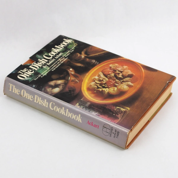 Vintage The One Dish Cookbook by Robert Ackart 1975 Hardcover Dust Jacket