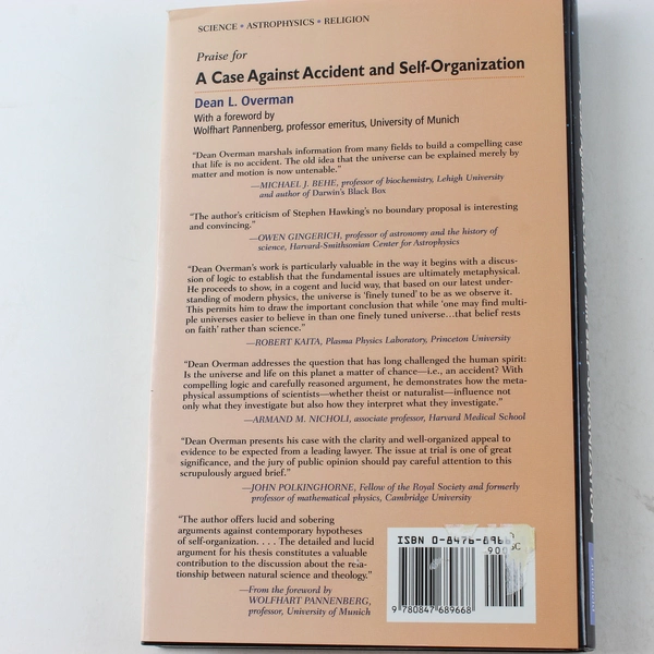 A Case Against Accident and Self Organization Dean L. Overman Hardcover Book