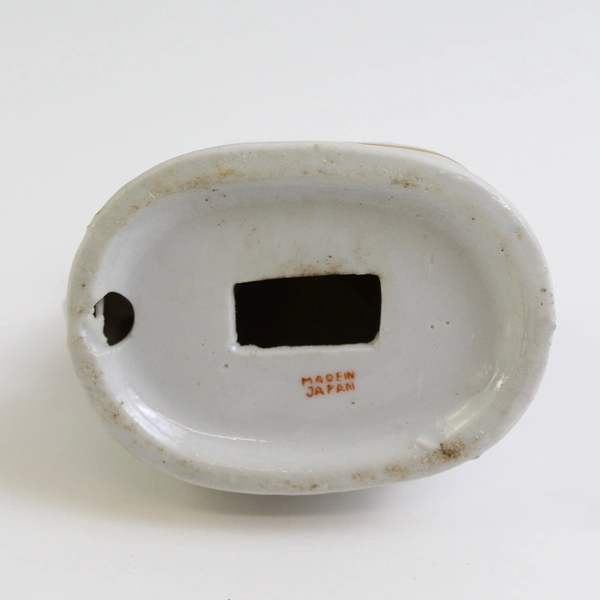 Vtg Hand Painted Porcelain Victorian Couple Figurine With Gold Accent Japan Made