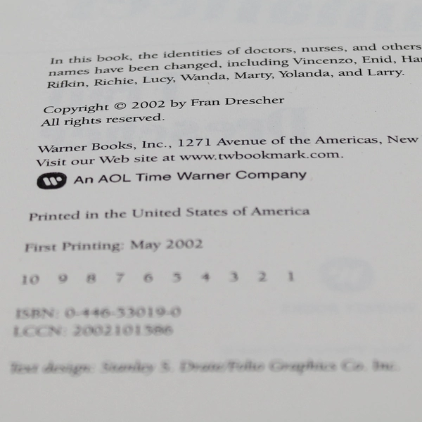 Cancer Schmancer by Fran Drescher 2002 Hardcover with Dust Jacket - Very Good