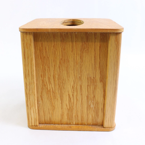 Wood Decorative Tissue Box Cover Hummingbird Flower Simple