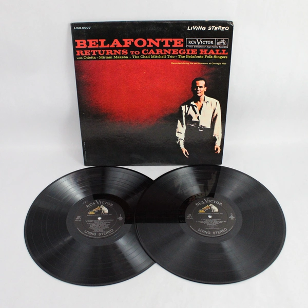 Belafonte Returns To Carnegie Hall LP Vinyl 1980 RCA LSO 6007