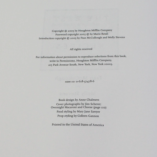 The Best American Recipes 2005-2006 by Fran McCullough - Pre-Owned Hardcover