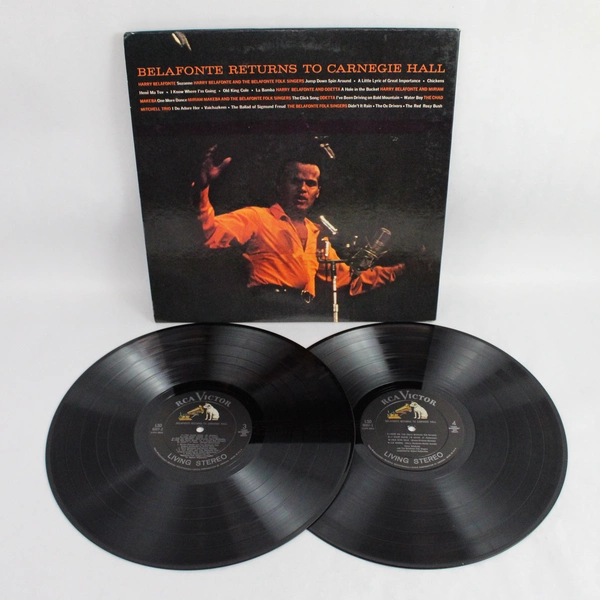 Belafonte Returns To Carnegie Hall LP Vinyl 1980 RCA LSO 6007