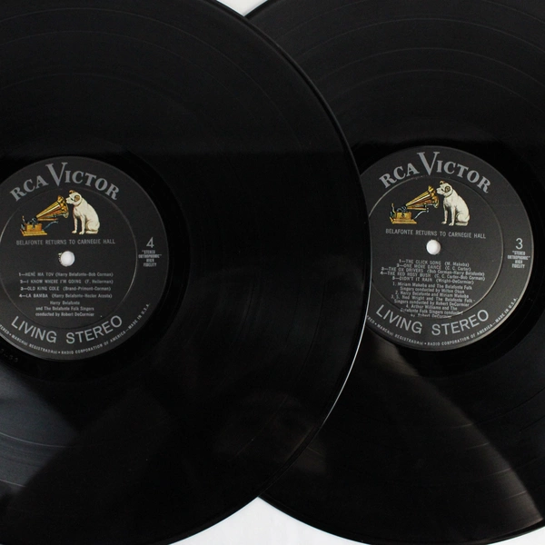 Belafonte Returns To Carnegie Hall LP Vinyl 1980 RCA LSO 6007