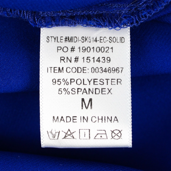 Forever 21 Indigo Midi Skirt Women's Size Medium