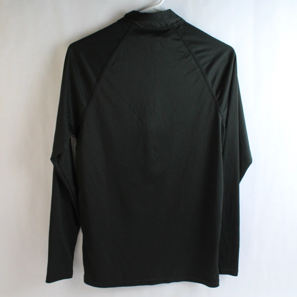 A4 Black 1/4-Zip Long-Sleeved Athletic Shirt Adult Size Small