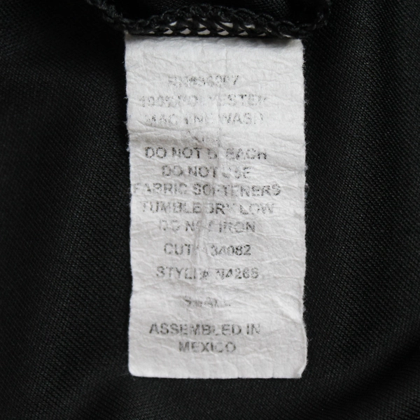 A4 Black 1/4-Zip Long-Sleeved Athletic Shirt Adult Size Small