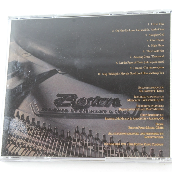 Keys of Praise CD by Robert Snyder, Boston Music 1994, Pre-owned, Untested