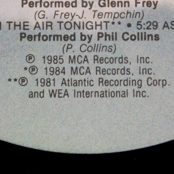 Miami Vice Soundtrack 1985 MCA-6150 LP Vinyl