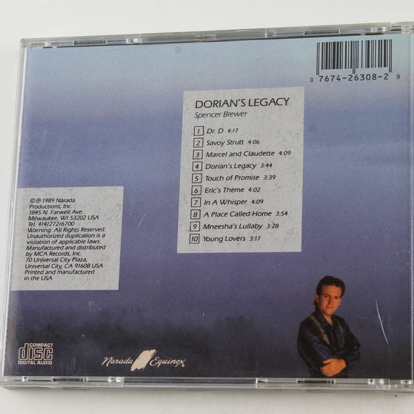 Signed Spencer Brewer "Dorian's Legacy" CD - Pre-Owned, Plays Well