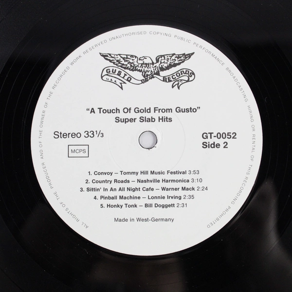 Super Slab Hits 1979 Various Artists Vinyl LP GT-0052 Trucker Songs By Gusto