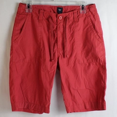 Gap Red Cotton Drawstring Bermuda Shorts Men's Size 29