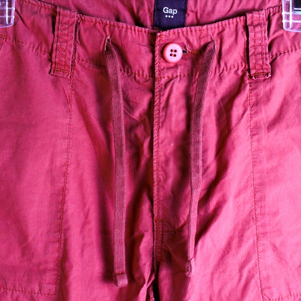 Gap Red Cotton Drawstring Bermuda Shorts Men's Size 29