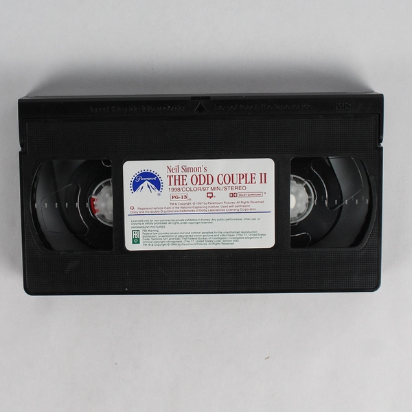 The Odd Couple II VHS 1998