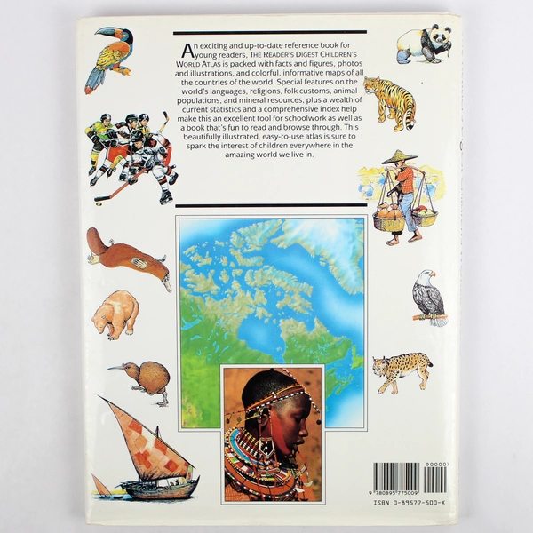 The Reader's Digest Children's World Atlas 1993 Hardcover Dust Jacket