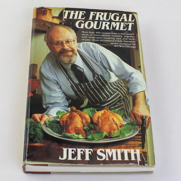 The Frugal Gourmet by Jeff Smith 1984 Cookbook Pre-Owned Dust Jacket Wear
