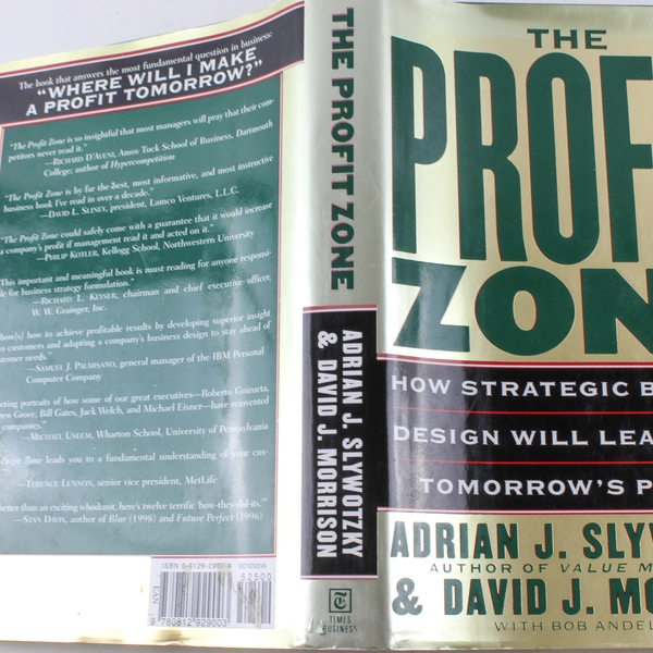 The Profit Zone by Slywotzky & Morrison 1997 Hardcover - Good Condition