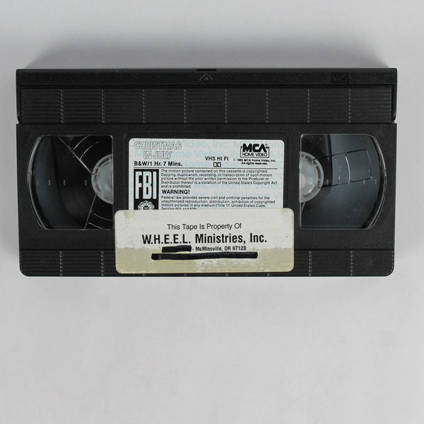 Christmas in July VHS 1985