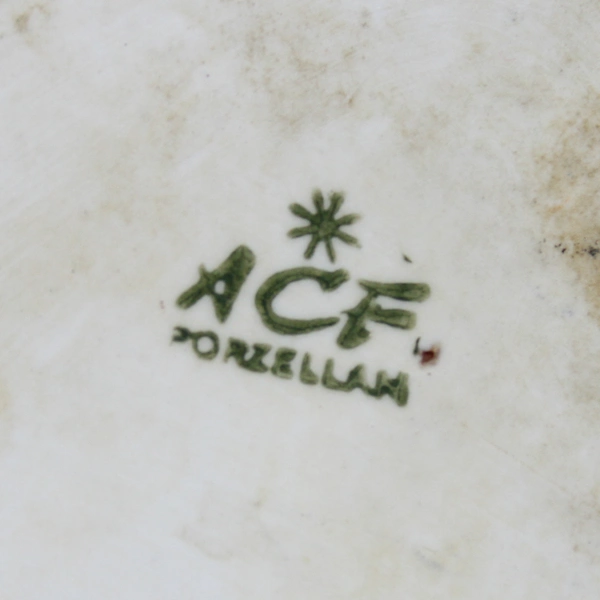 ACF Porcelain Brown Teapot With Lid Solid Color Ceramic Simple