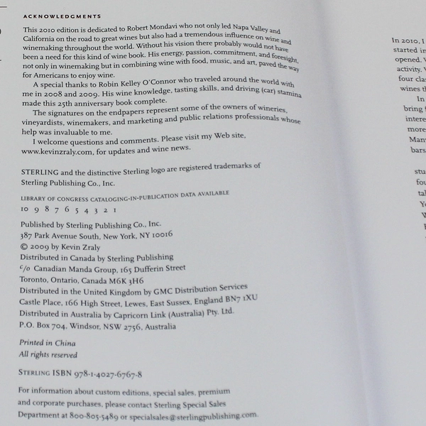 Kevin Zraly's Windows on the World Complete Wine Course 2009 Edition