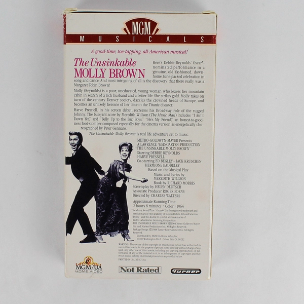 The Unsinkable Molly Brown (VHS, 1988)