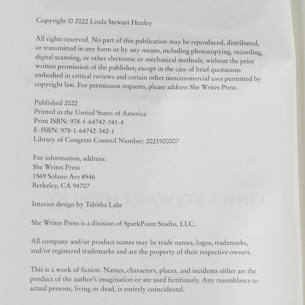 Waterbury Winter by Linda Stewart Henley 2022 Paperback Novel - Good Condition