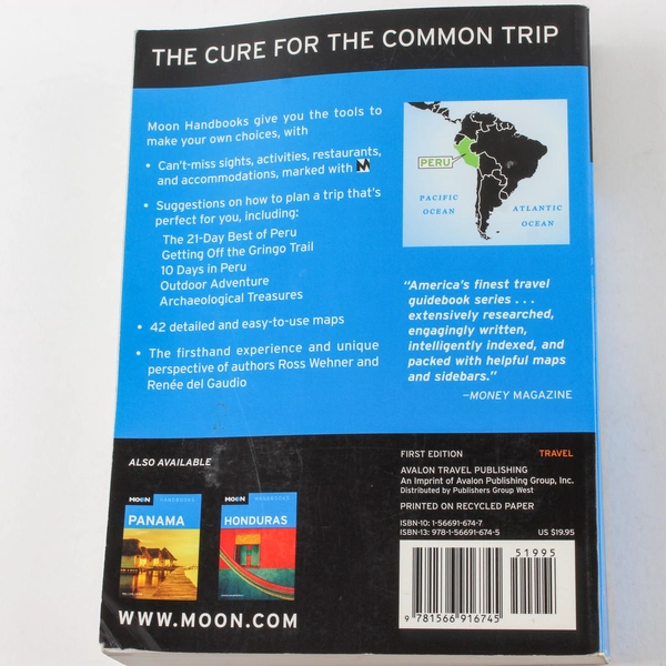 Peru Travel Guide Book by Renee Del Gaudio & Ross Wehner - 2004 Edition