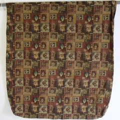 Sis Covers Red and Brown Leaf Pattern Twin Sized Duvet Cover