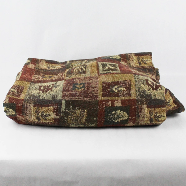 Sis Covers Red and Brown Leaf Pattern Twin Sized Duvet Cover