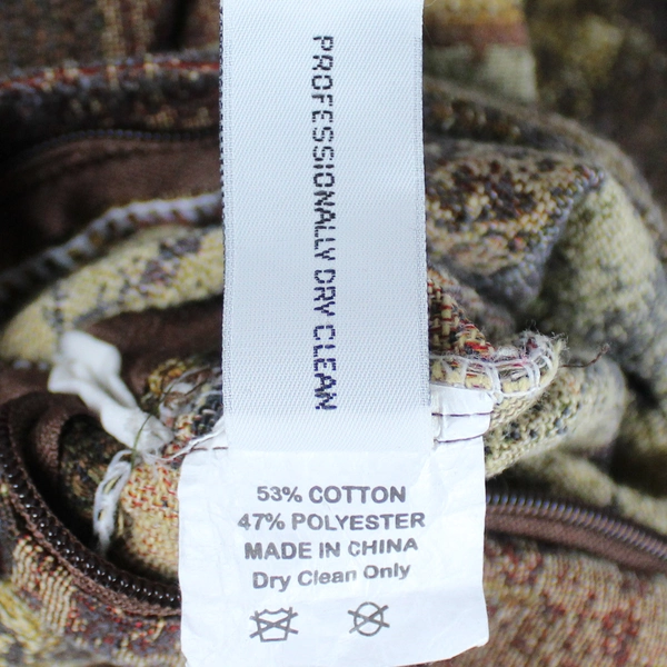 Sis Covers Red and Brown Leaf Pattern Twin Sized Duvet Cover