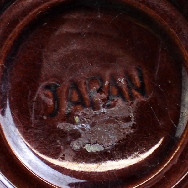Unbranded Dark/Light Brown Ceramic Teapot w/ Lid Simple Made in Japan