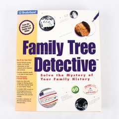 1999 Broderbund Family Tree Detective For Windows 95 or 98 NIB