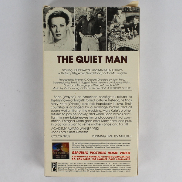 The Quiet Man (John Wayne, VHS, 1985)