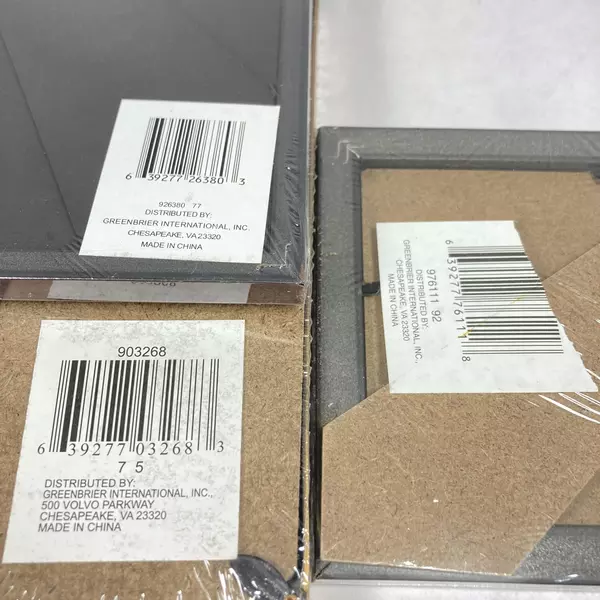 3 Special Moments Photo Frames Brown 8 x 8 Brown 4 x 6  And Gold 3.5 x 3.5 