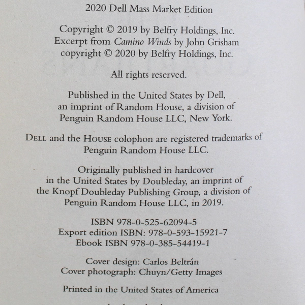 The Guardians : A Novel by John Grisham 2020 Us-Tall Rack Paperback