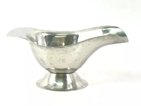 Vintage Tremontina Inox Brazil Stainless Steel Gravy Boat Sauce Bowl