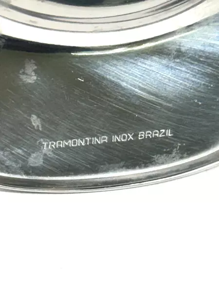 Vintage Tremontina Inox Brazil Stainless Steel Gravy Boat Sauce Bowl