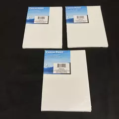 Lot of 3 Packages of 2 Greenbrier International 5 x 7 Canvas Panels For Painting