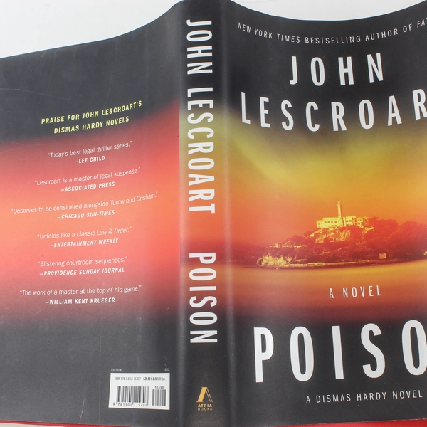 Poison by John Lescroart 2018 Atria Books Dismas Hardy Novel Hardcover