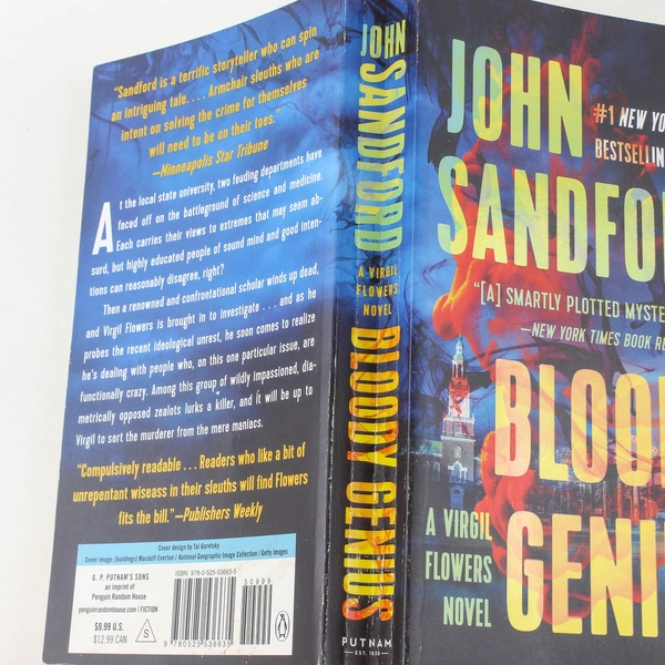 Bloody Genius by John Sandford 2020 Paperback Virgil Flowers Mystery