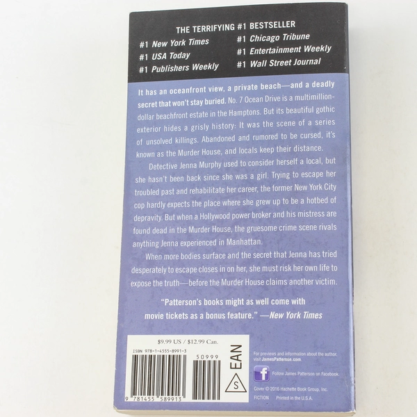The Murder House by James Patterson & David Ellis 2016 Paperback Book