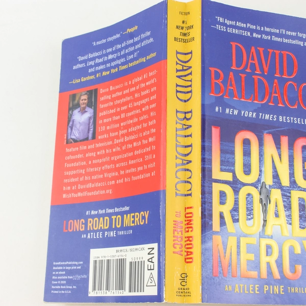Long Road to Mercy by David Baldacci - Atlee Pine Thriller - Good Condition