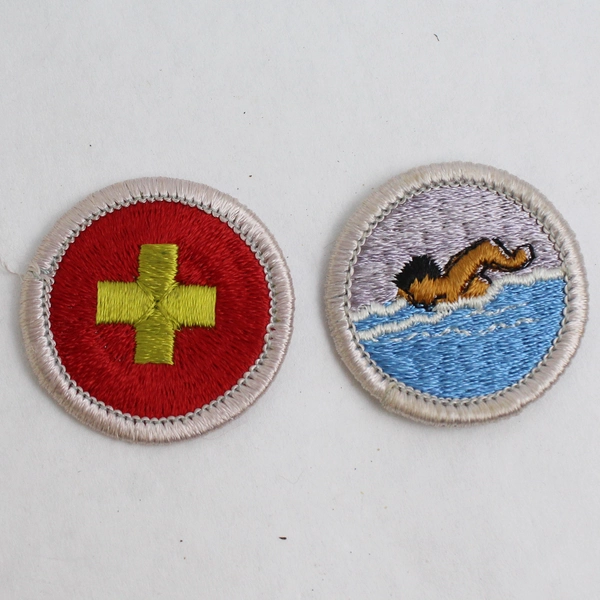 14 PC Lot Vintage Boy Scouts of America Patches and Metal Belt Merit Badges