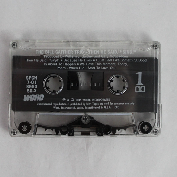 The Bill Gaither Trio Then He Said Sing Cassette 1985 Word Club Edition