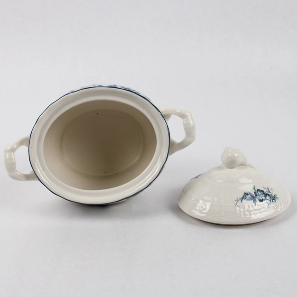 Mikasa Cote D’Azure China Sugar Bowl With Lid