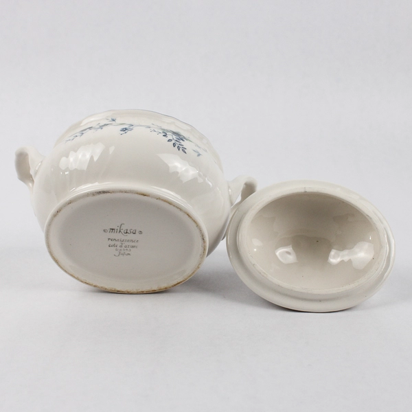Mikasa Cote D’Azure China Sugar Bowl With Lid