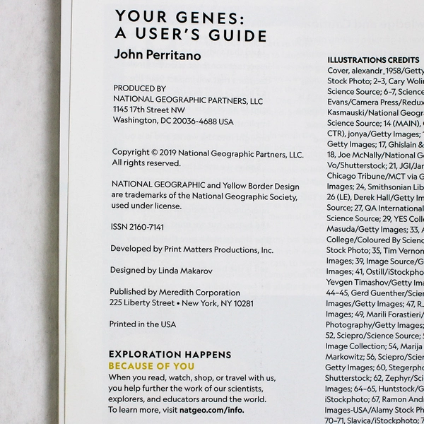 National Geographic Your Genes 100 Things You Never Knew Secrets of DNA 2019