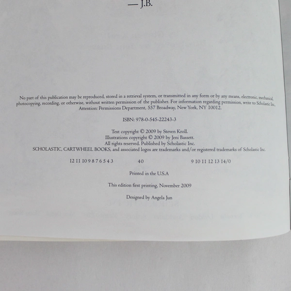 The Biggest Christmas Tree Ever by Steven Kroll 2009 Scholastic Paperback