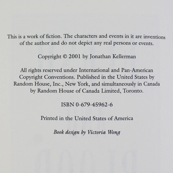 Flesh and Blood by Jonathan Kellerman Hardcover